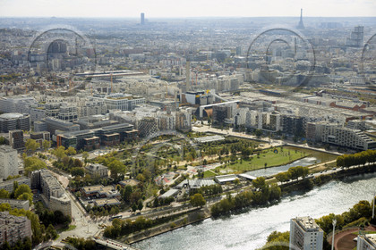 Le département de Seine-Saint-Denis (Région Ile-de-France) en vues aériennes obliques