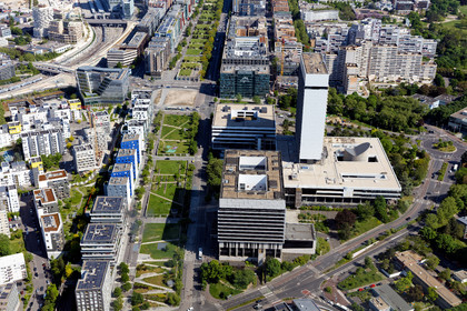 Le département des Hauts-de-Seine (Région Ile-de-France) en vues aériennes obliques