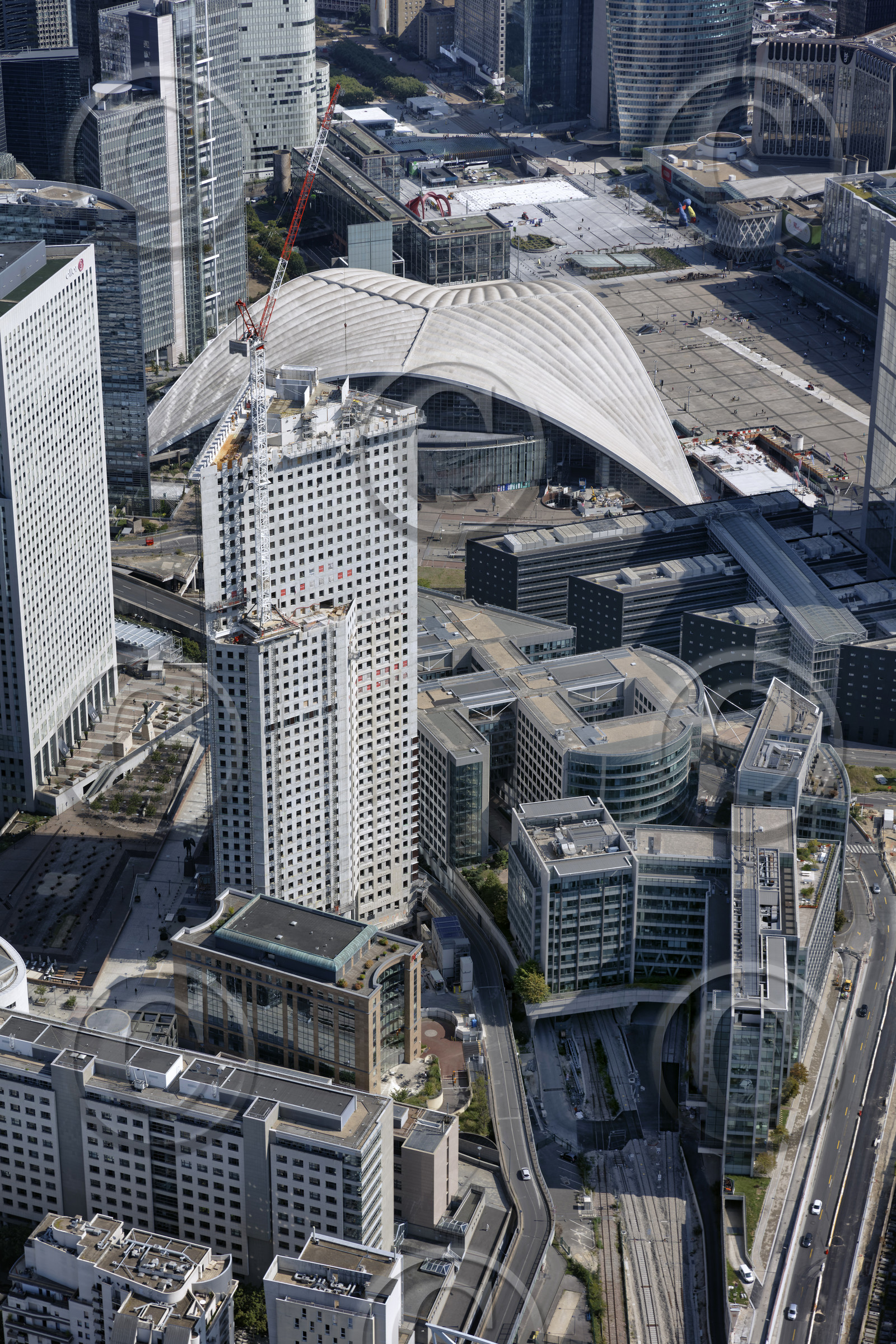 Le département des Hauts-de-Seine (Région Ile-de-France) en vues aériennes obliques