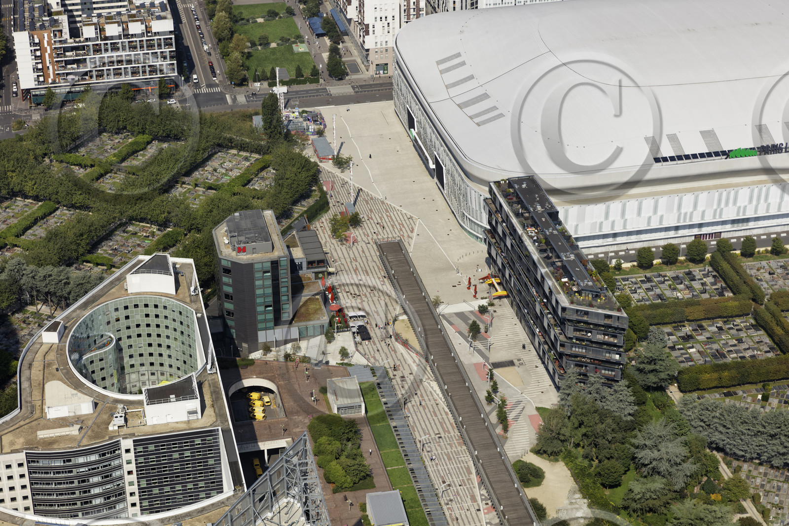 Le département des Hauts-de-Seine (Région Ile-de-France) en vues aériennes obliques