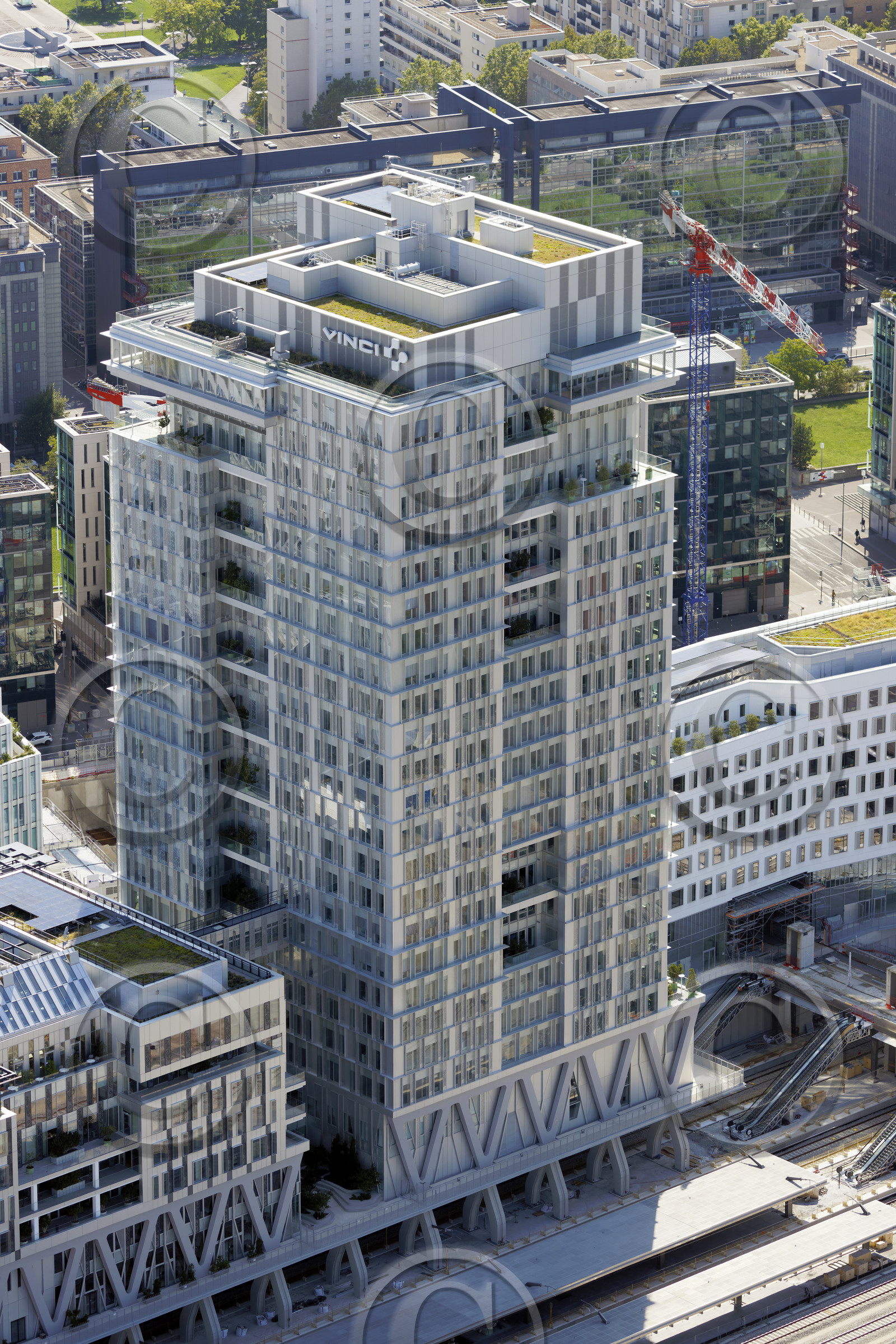 Le département des Hauts-de-Seine (Région Ile-de-France) en vues aériennes obliques