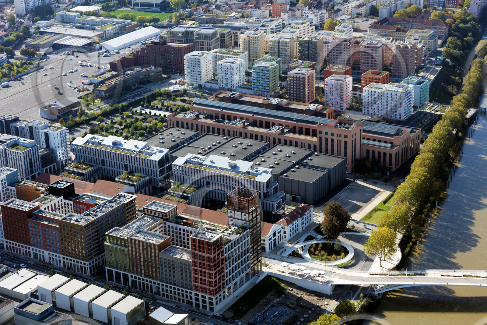 Le département de Seine-Saint-Denis (Région Ile-de-France) en vues aériennes obliques