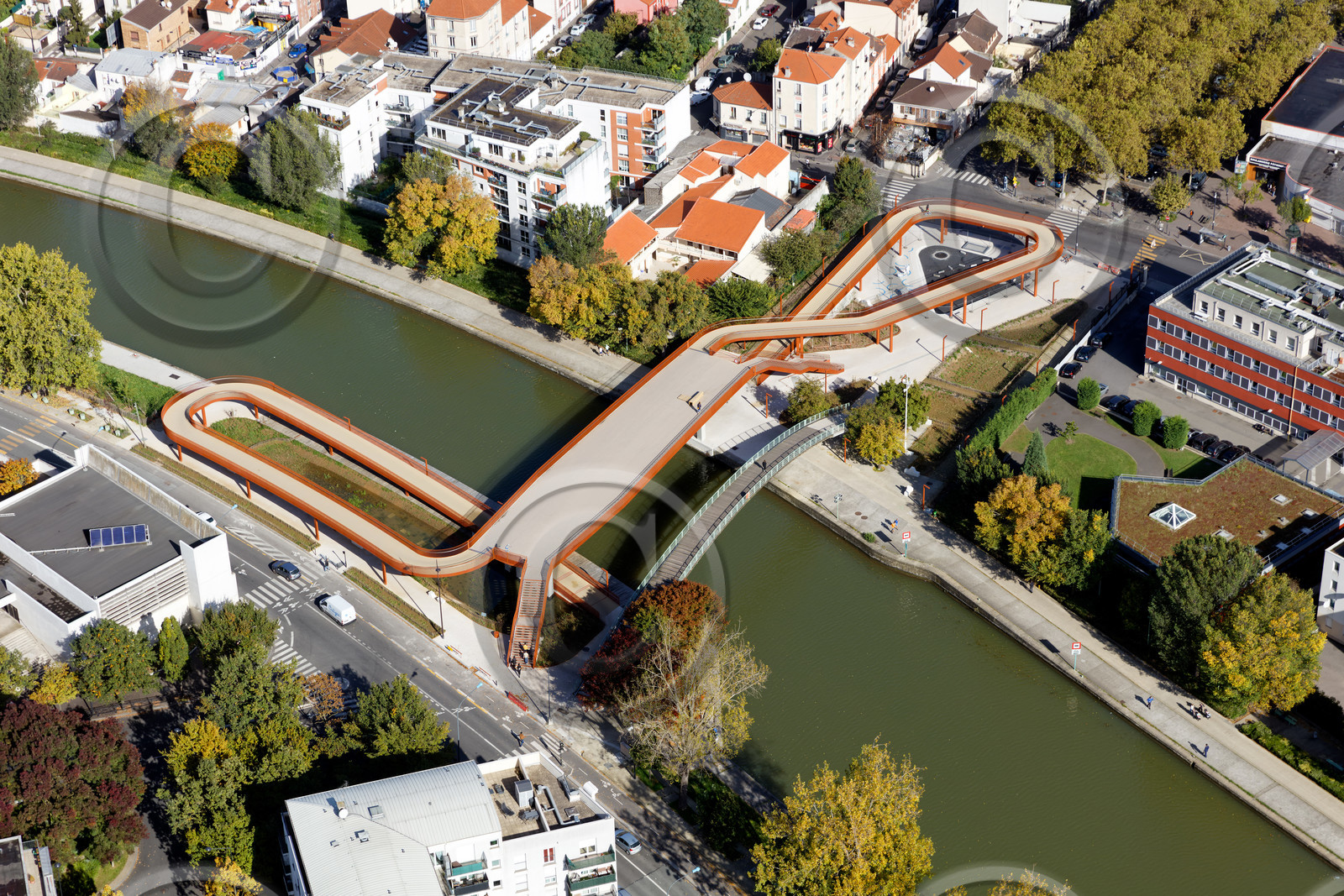 Le département de Seine-Saint-Denis (Région Ile-de-France) en vues aériennes obliques