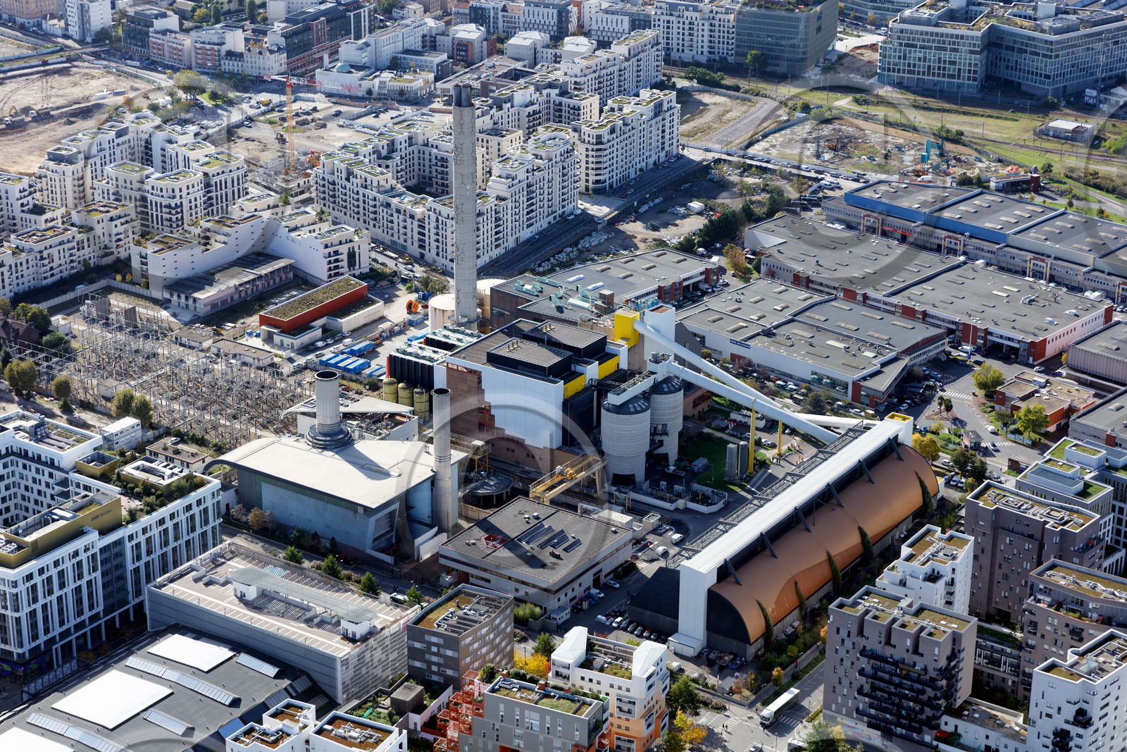Le département de Seine-Saint-Denis (Région Ile-de-France) en vues aériennes obliques