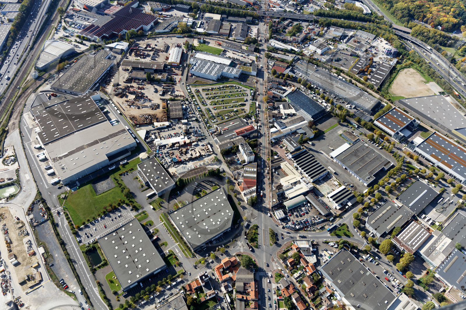 Le département de Seine-Saint-Denis (Région Ile-de-France) en vues aériennes obliques