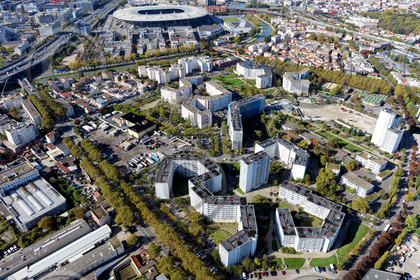 Le département de Seine-Saint-Denis (Région Ile-de-France) en vues aériennes obliques