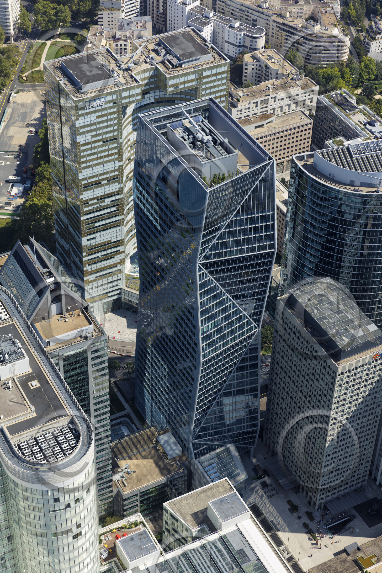 Le département des Hauts-de-Seine (Région Ile-de-France) en vues aériennes obliques