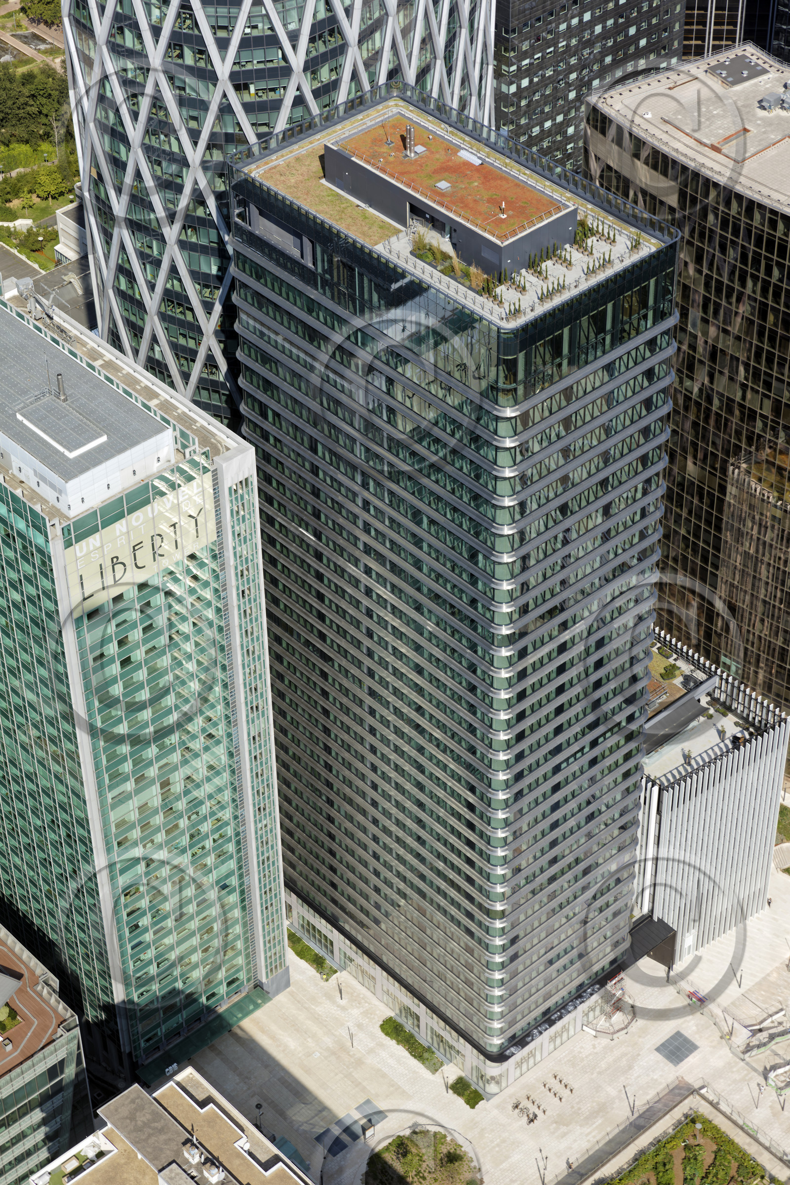 Le département des Hauts-de-Seine (Région Ile-de-France) en vues aériennes obliques