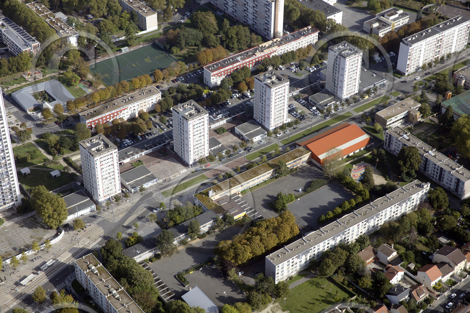 Le département de Seine-Saint-Denis (Région Ile-de-France) en vues aériennes obliques