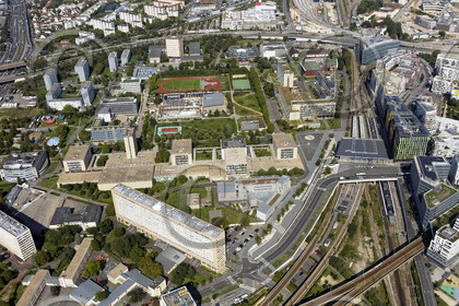 Le département des Hauts-de-Seine (Région Ile-de-France) en vues aériennes obliques