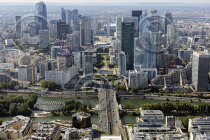 Le département des Hauts-de-Seine (Région Ile-de-France) en vues aériennes obliques