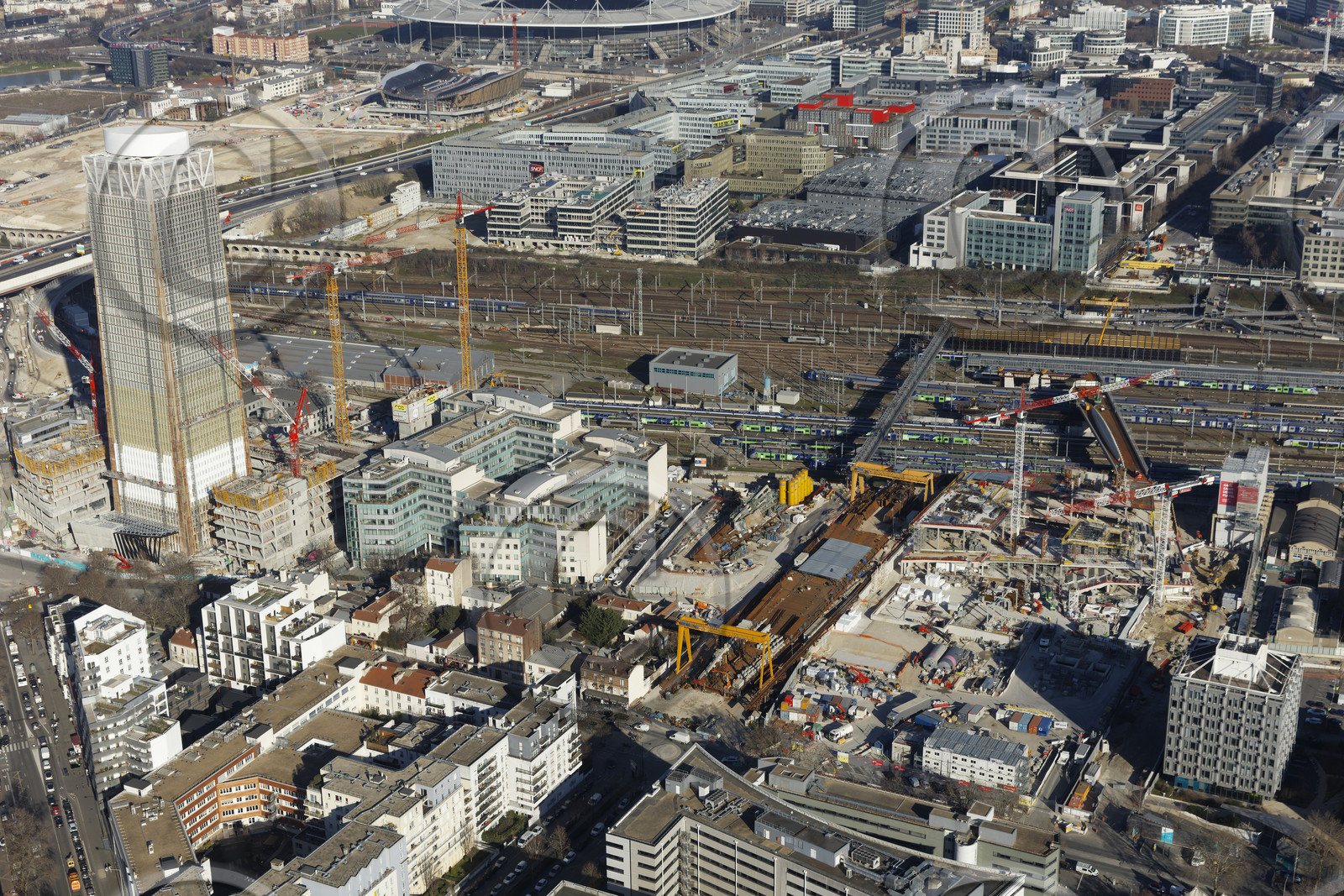 Le département de Seine-Saint-Denis (Région Ile-de-France) en vues aériennes obliques