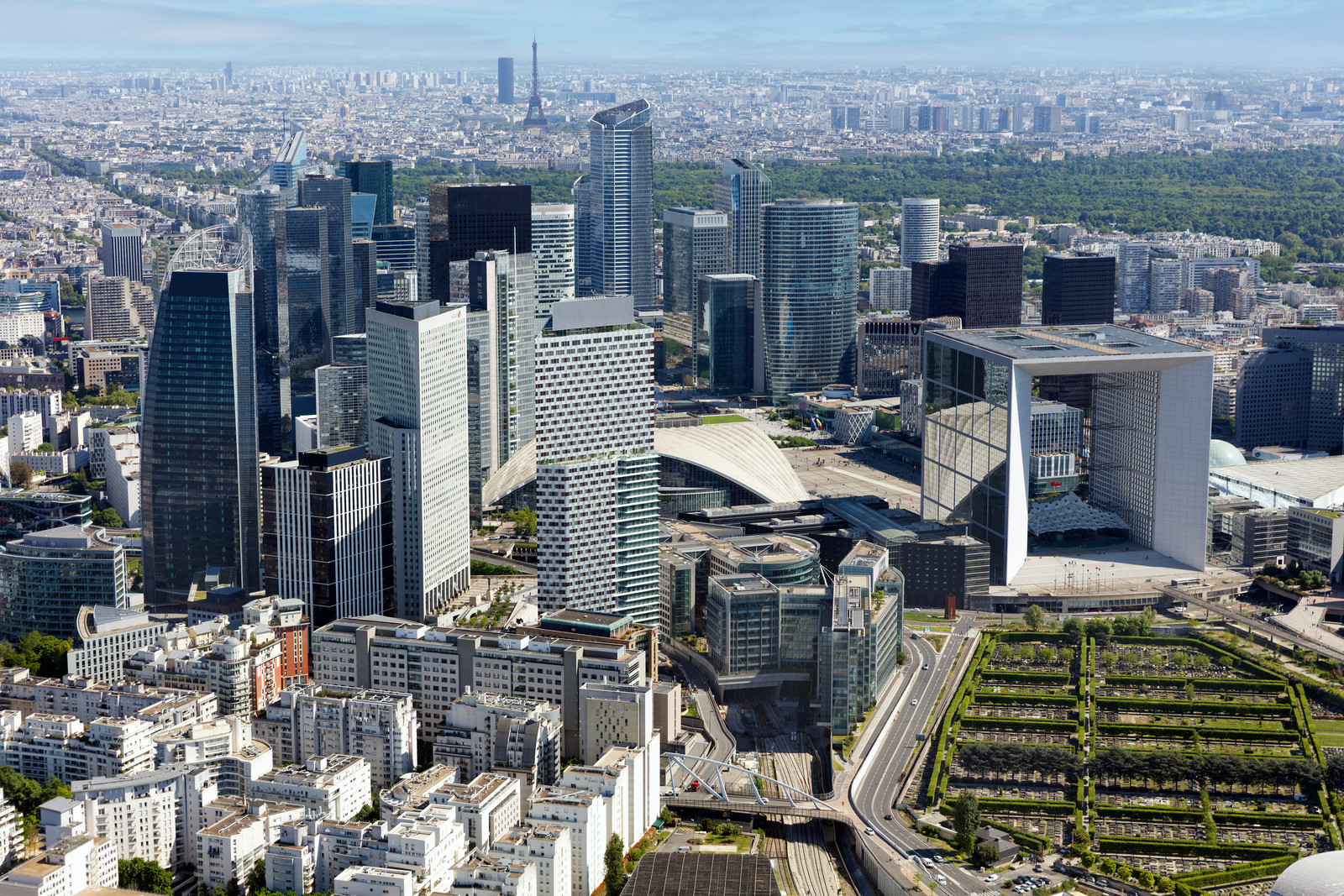 Le département des Hauts-de-Seine (Région Ile-de-France) en vues aériennes obliques