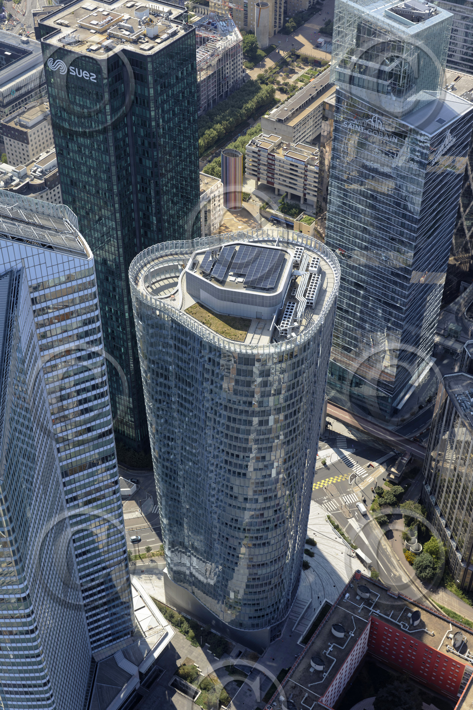 Le département des Hauts-de-Seine (Région Ile-de-France) en vues aériennes obliques