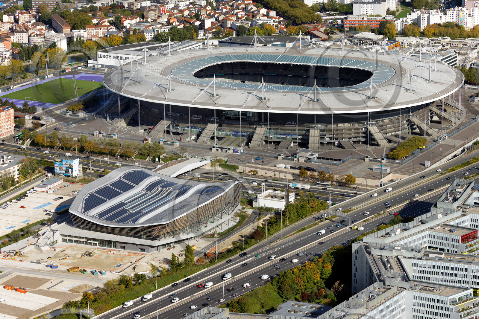 Le département de Seine-Saint-Denis (Région Ile-de-France) en vues aériennes obliques