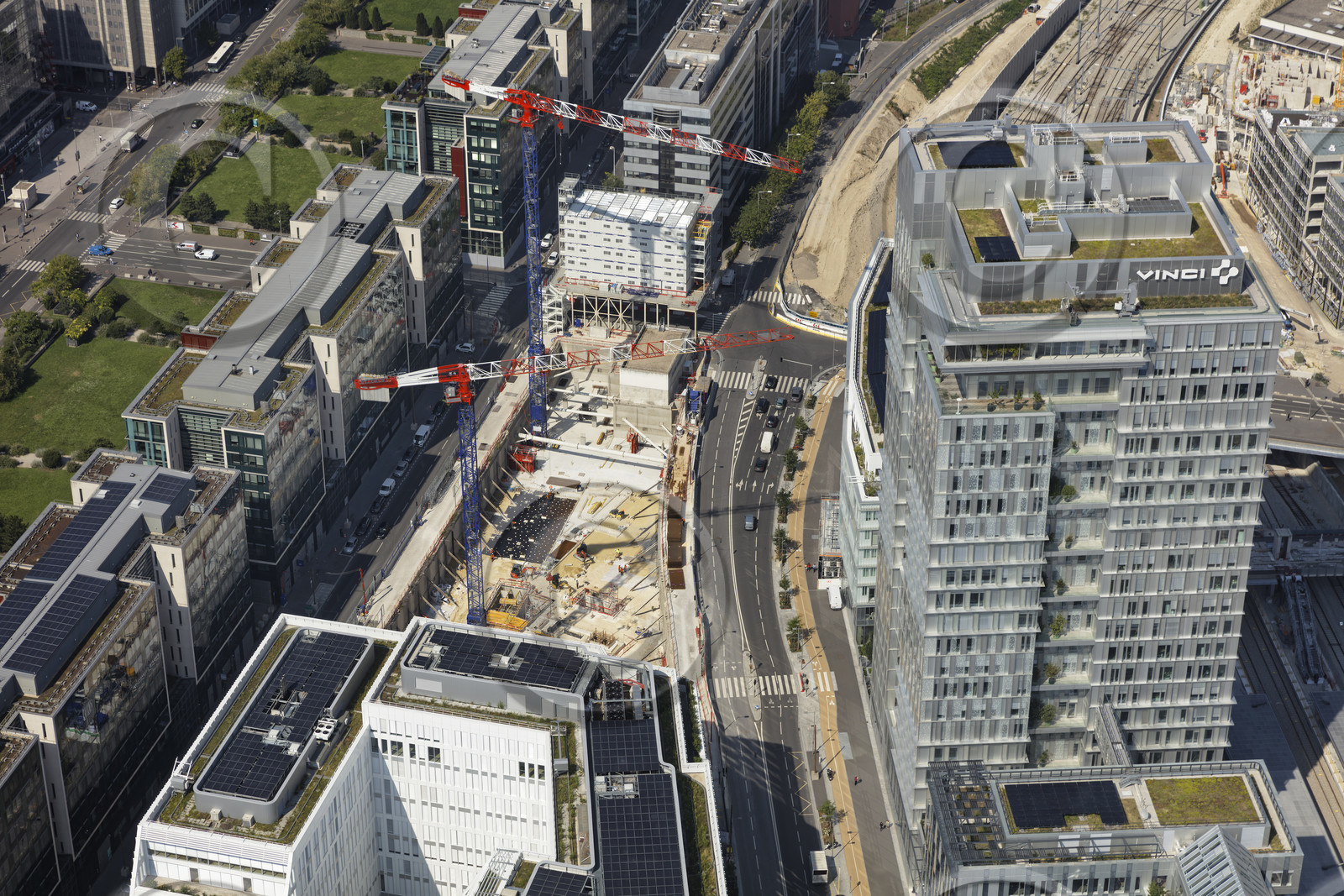 Le département des Hauts-de-Seine (Région Ile-de-France) en vues aériennes obliques