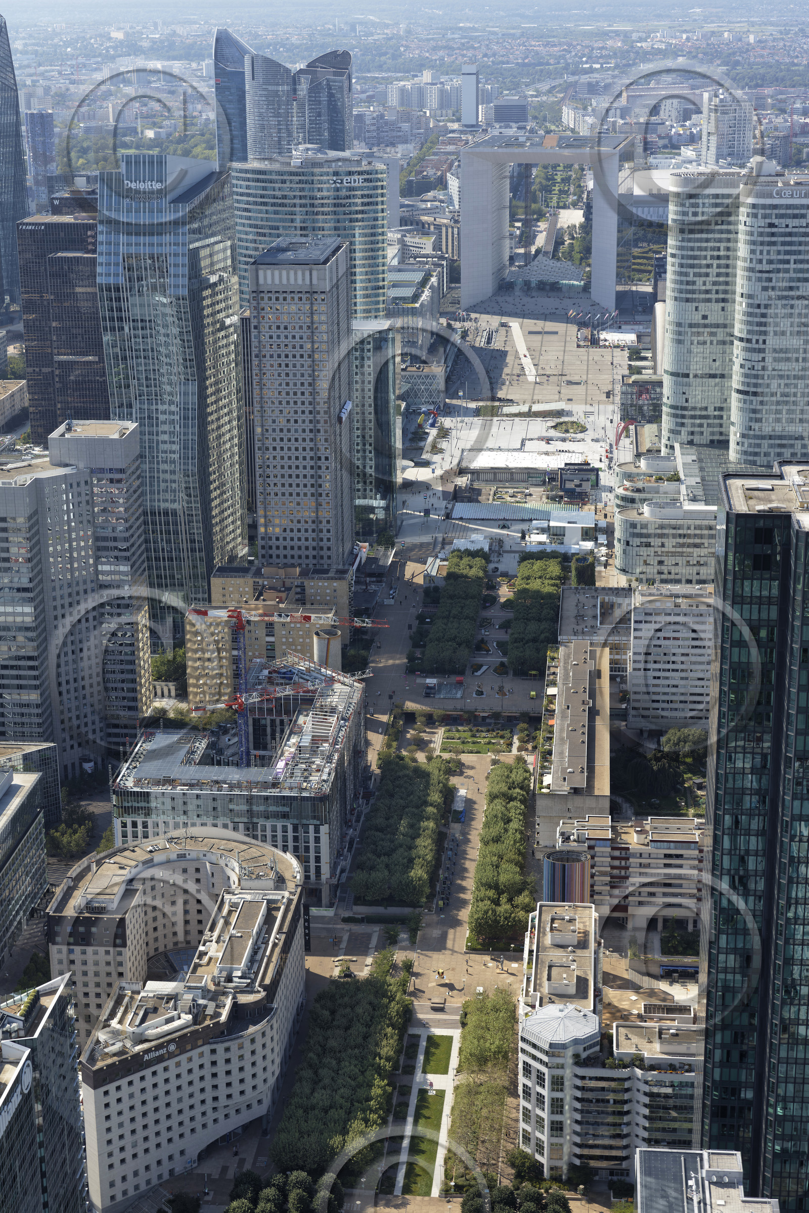 Le département des Hauts-de-Seine (Région Ile-de-France) en vues aériennes obliques