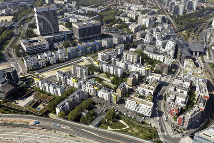 Le département des Hauts-de-Seine (Région Ile-de-France) en vues aériennes obliques