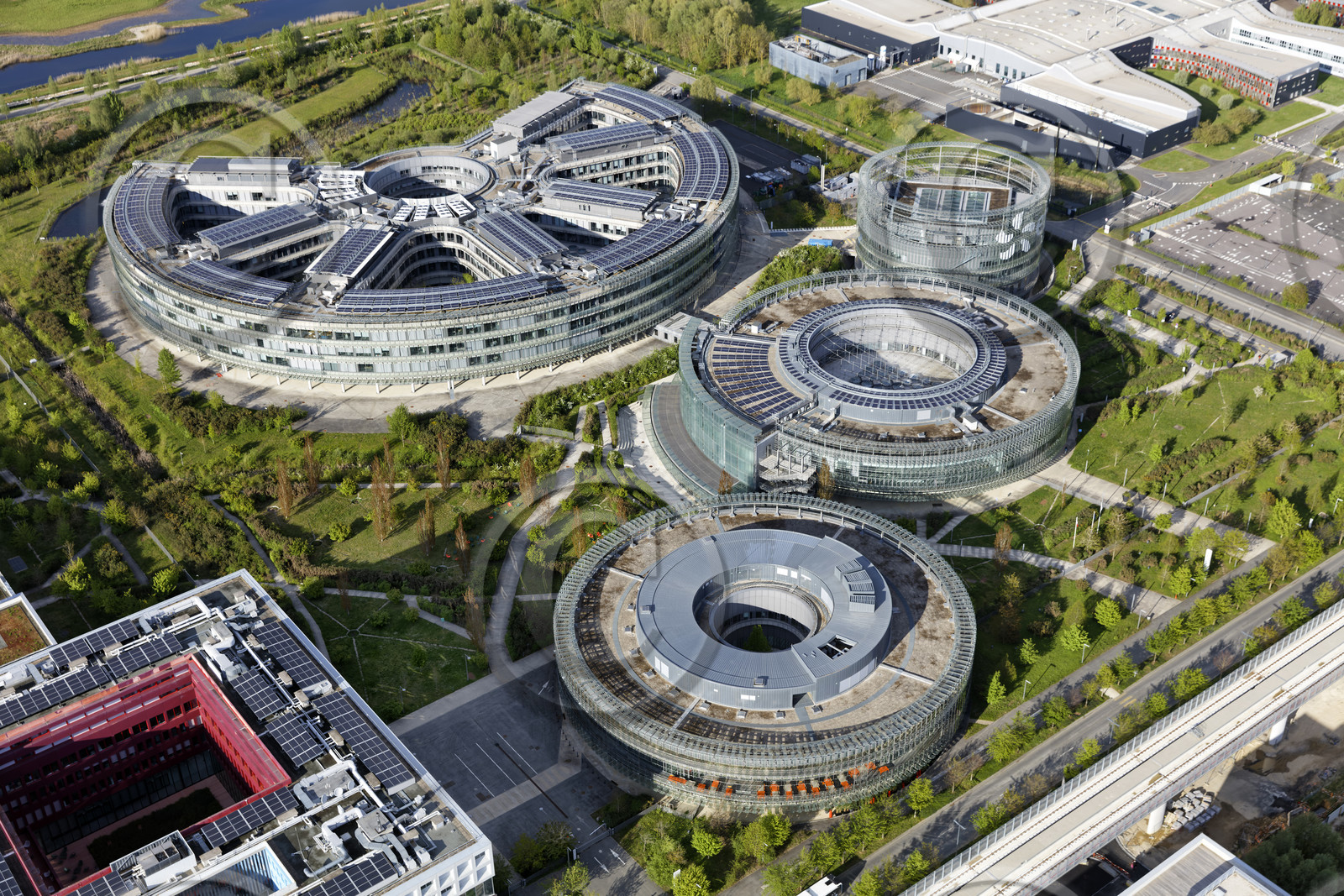 Le département de l'Essonne (Région Ile-de-France) en vues aériennes obliques