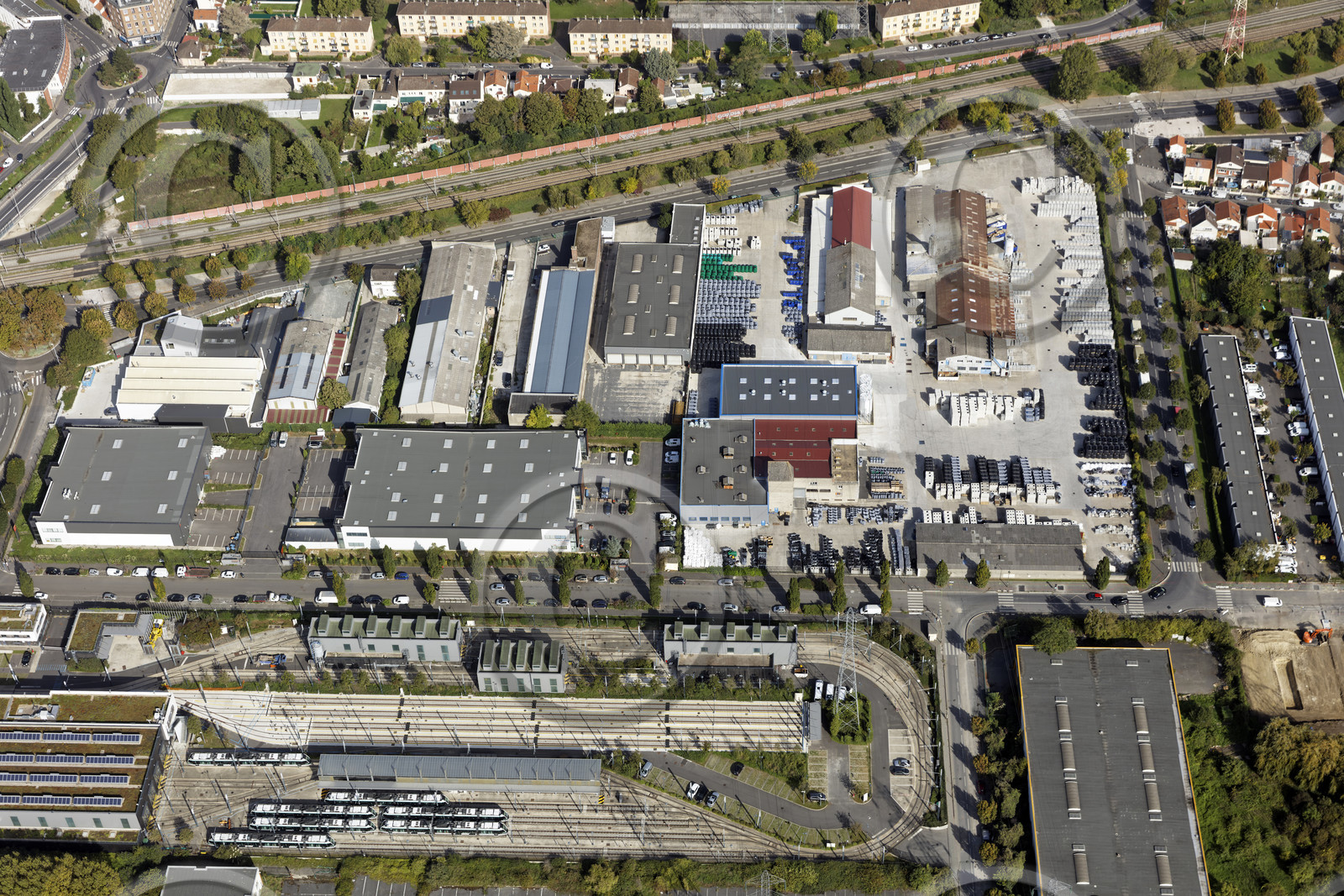 Le département de Seine-Saint-Denis (Région Ile-de-France) en vues aériennes obliques