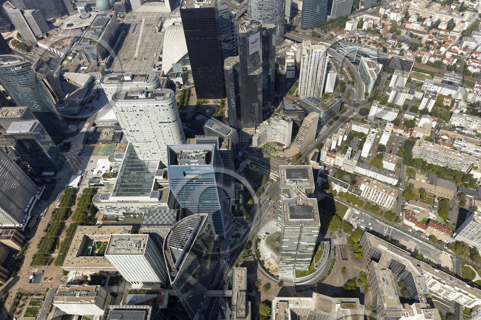 Le département des Hauts-de-Seine (Région Ile-de-France) en vues aériennes obliques