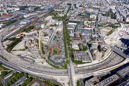 Le département des Hauts-de-Seine (Région Ile-de-France) en vues aériennes obliques