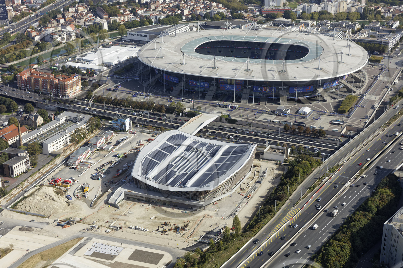 Le département de Seine-Saint-Denis (Région Ile-de-France) en vues aériennes obliques