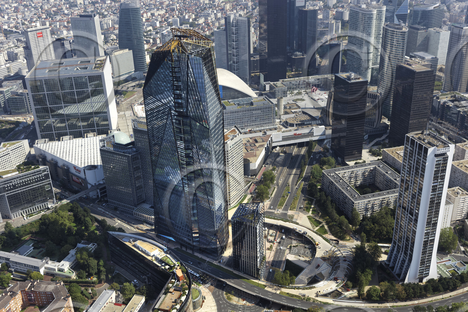 Le département des Hauts-de-Seine (Région Ile-de-France) en vues aériennes obliques