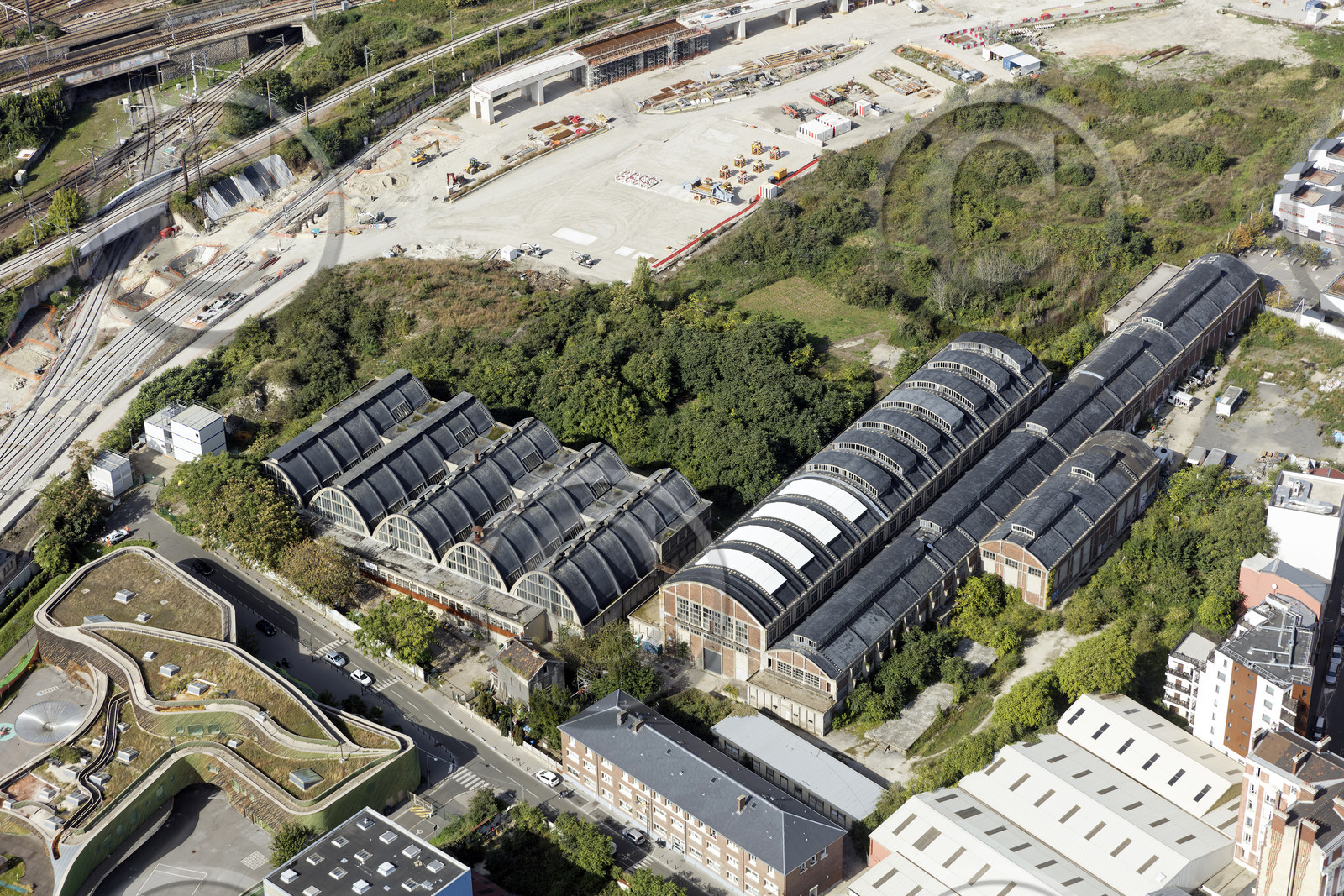 Le département de Seine-Saint-Denis (Région Ile-de-France) en vues aériennes obliques