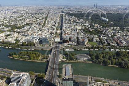Le département des Hauts-de-Seine (Région Ile-de-France) en vues aériennes obliques