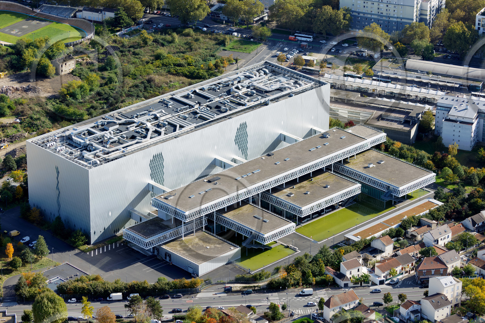 Le département de Seine-Saint-Denis (Région Ile-de-France) en vues aériennes obliques