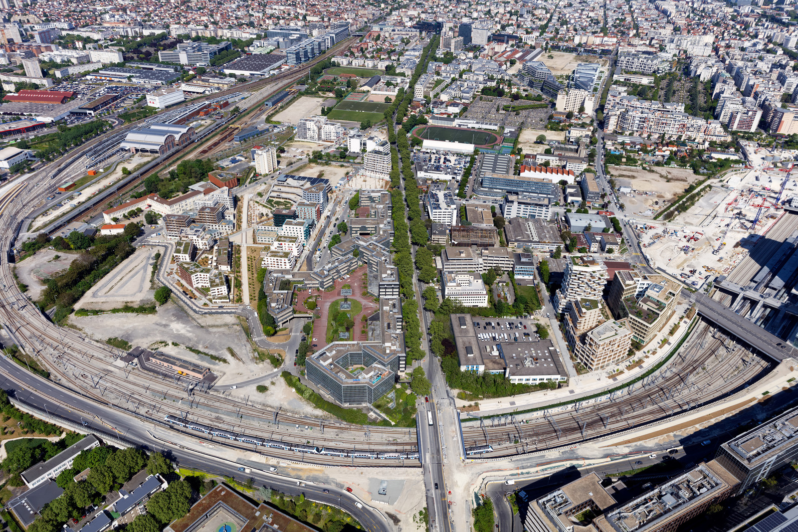 Le département des Hauts-de-Seine (Région Ile-de-France) en vues aériennes obliques