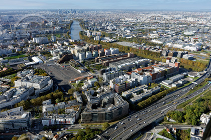 Le département de Seine-Saint-Denis (Région Ile-de-France) en vues aériennes obliques