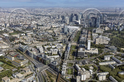 Le département des Hauts-de-Seine (Région Ile-de-France) en vues aériennes obliques