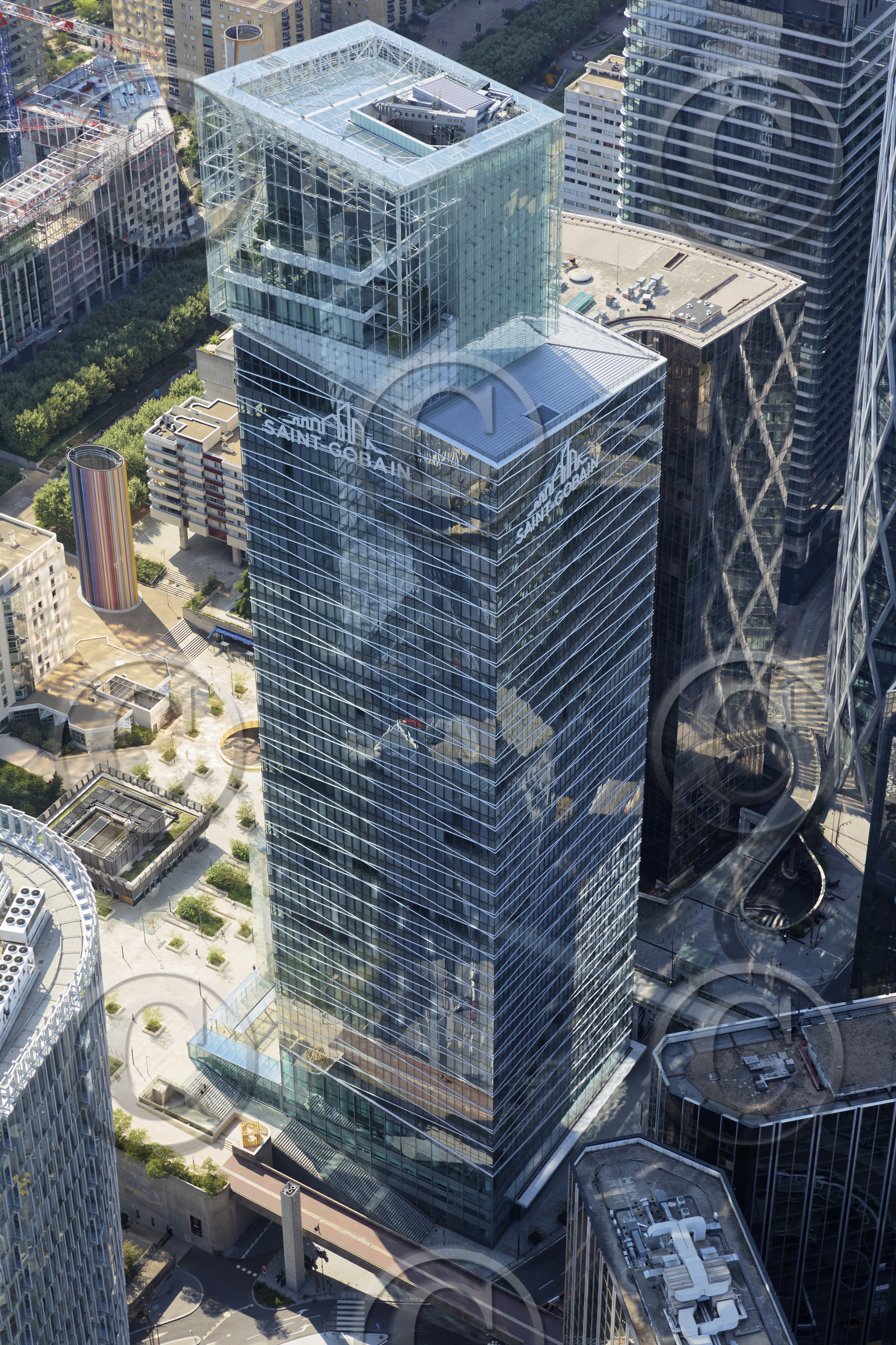 Le département des Hauts-de-Seine (Région Ile-de-France) en vues aériennes obliques