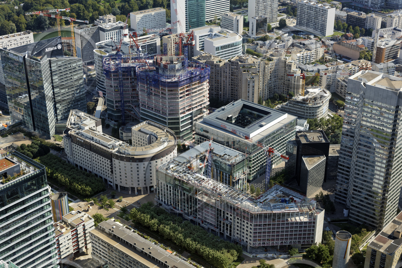 Le département des Hauts-de-Seine (Région Ile-de-France) en vues aériennes obliques