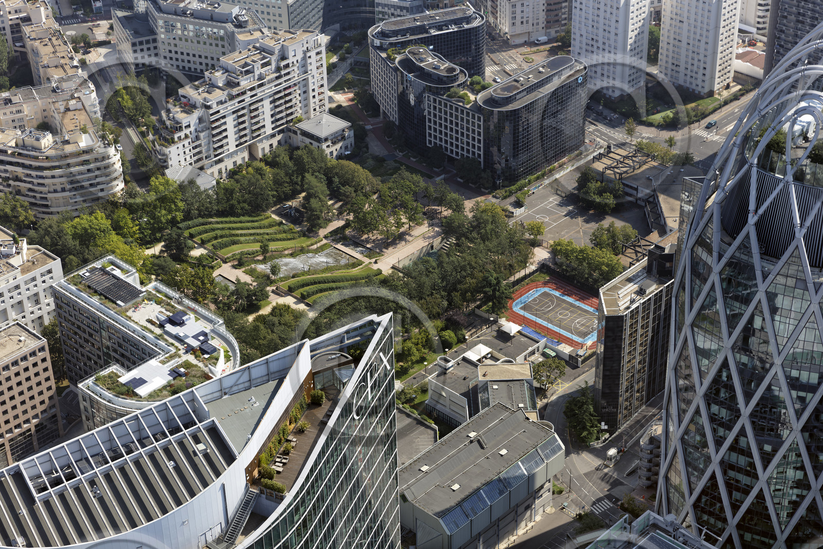 Le département des Hauts-de-Seine (Région Ile-de-France) en vues aériennes obliques