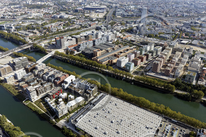 Le département de Seine-Saint-Denis (Région Ile-de-France) en vues aériennes obliques