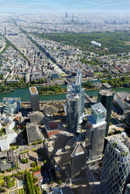 Le département des Hauts-de-Seine (Région Ile-de-France) en vues aériennes obliques