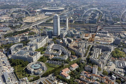 Le département de Seine-Saint-Denis (Région Ile-de-France) en vues aériennes obliques