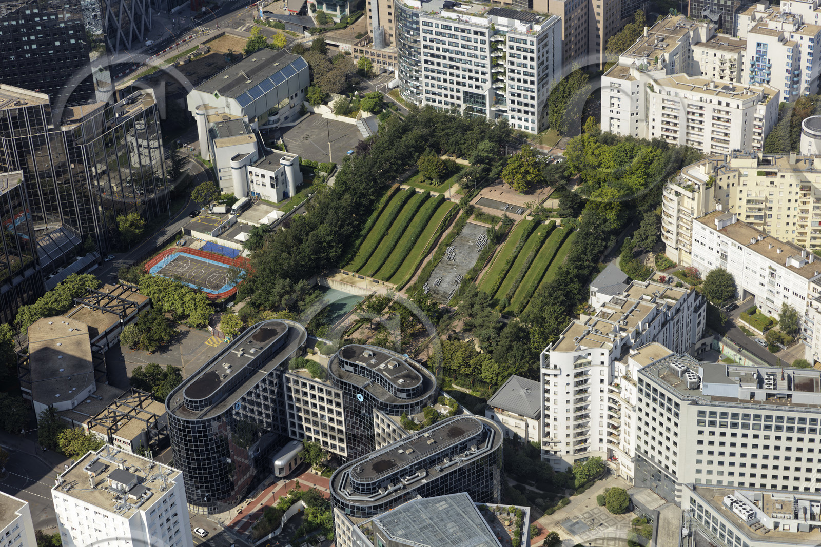 Le département des Hauts-de-Seine (Région Ile-de-France) en vues aériennes obliques