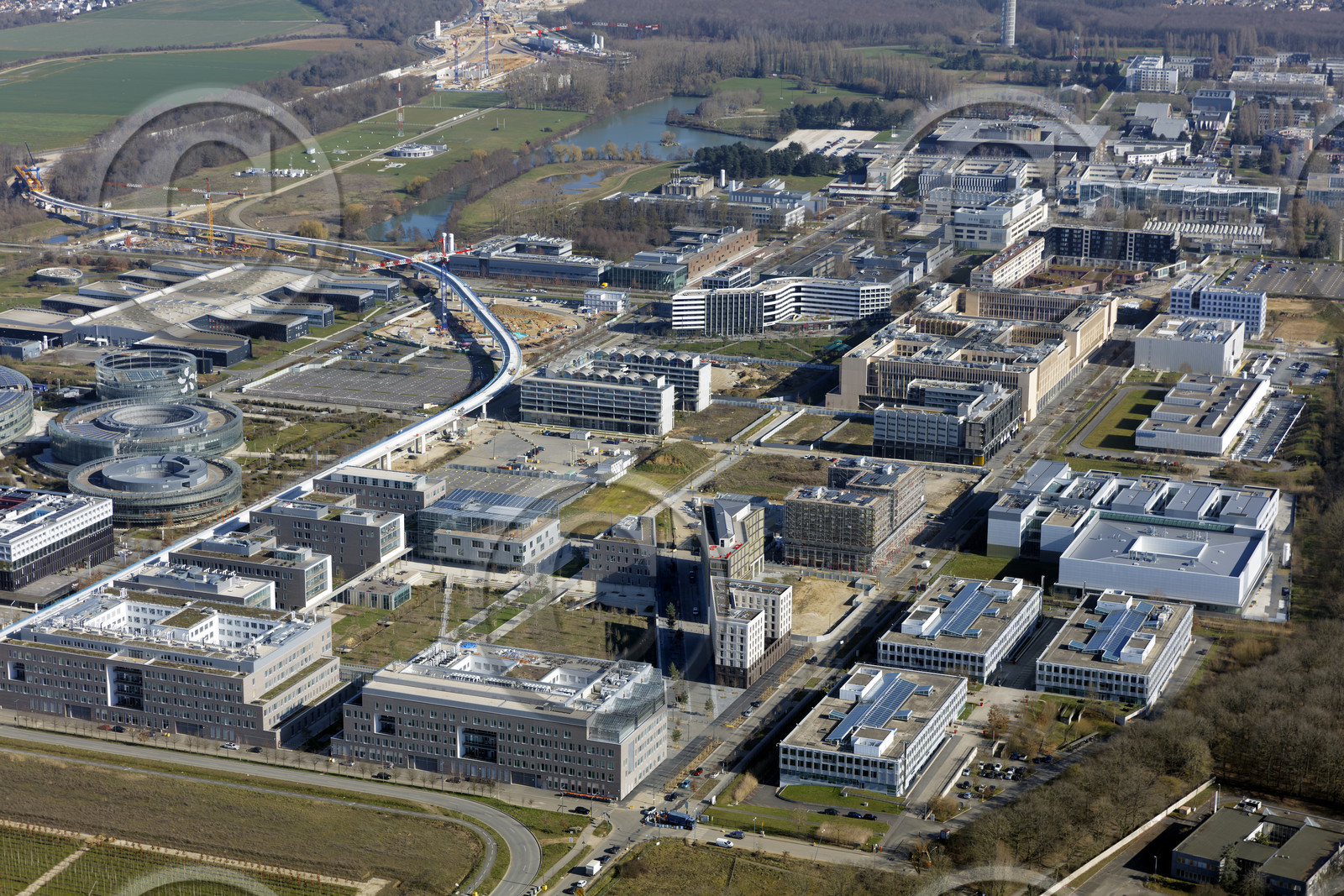 Le département de l'Essonne (Région Ile-de-France) en vues aériennes obliques