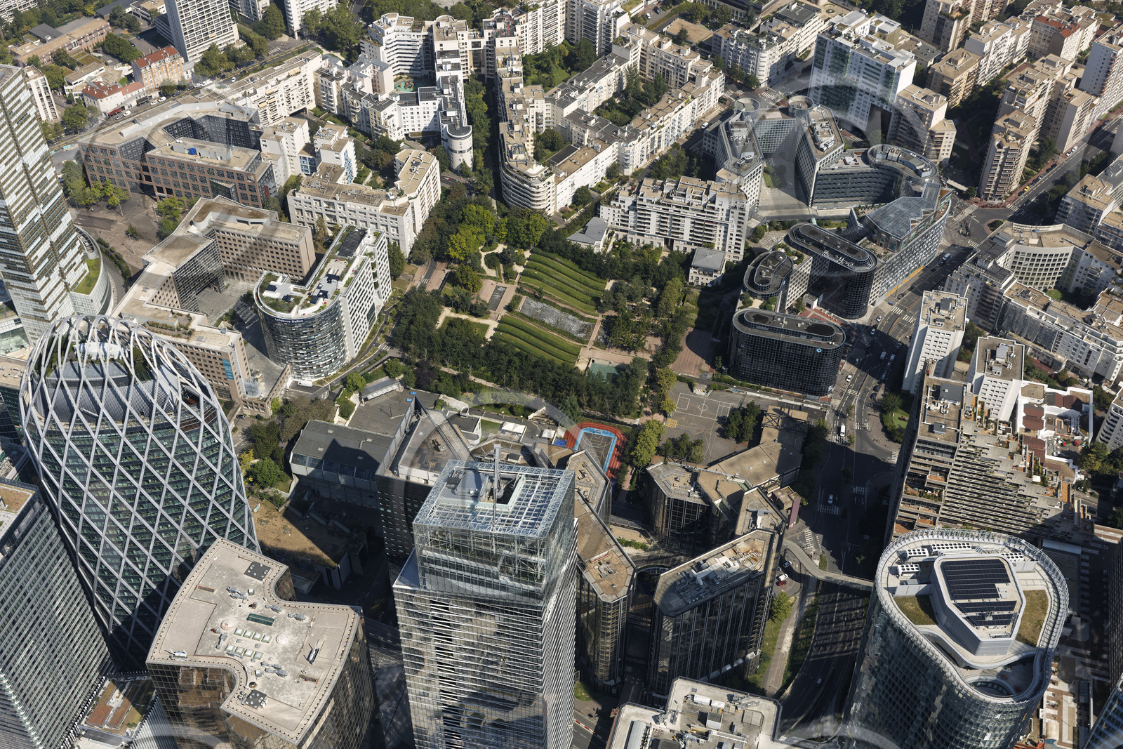 Le département des Hauts-de-Seine (Région Ile-de-France) en vues aériennes obliques