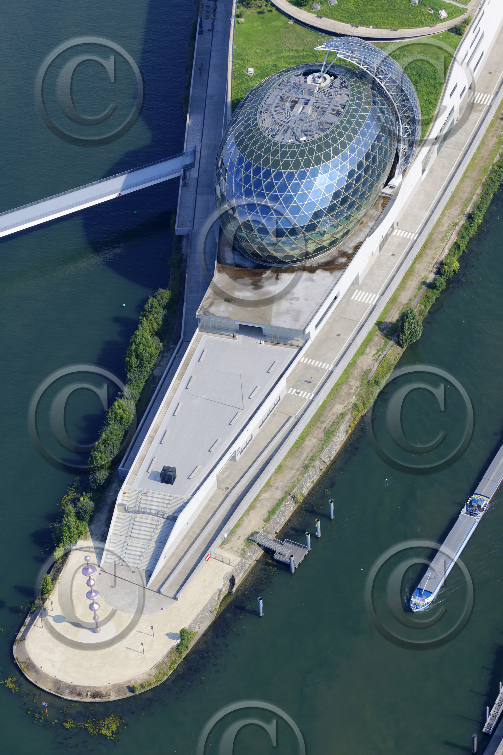 Le département des Hauts-de-Seine (Région Ile-de-France) en vues aériennes obliques