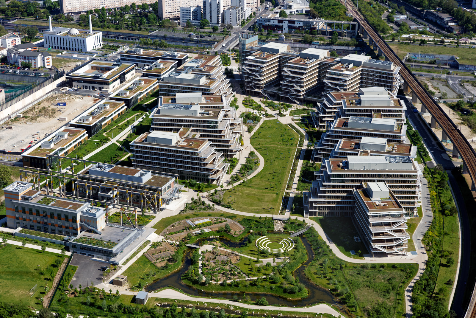 Le département des Hauts-de-Seine (Région Ile-de-France) en vues aériennes obliques