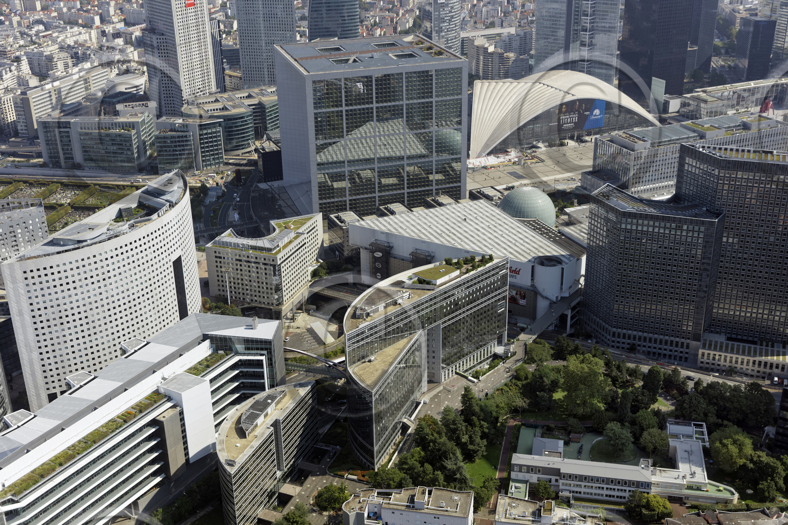 Le département des Hauts-de-Seine (Région Ile-de-France) en vues aériennes obliques