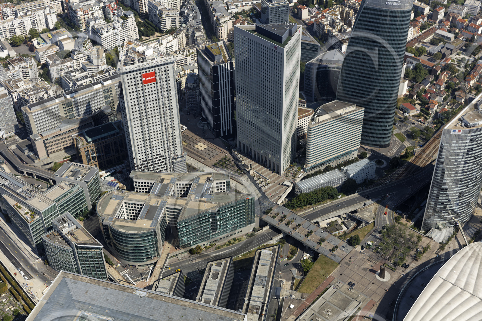 Le département des Hauts-de-Seine (Région Ile-de-France) en vues aériennes obliques