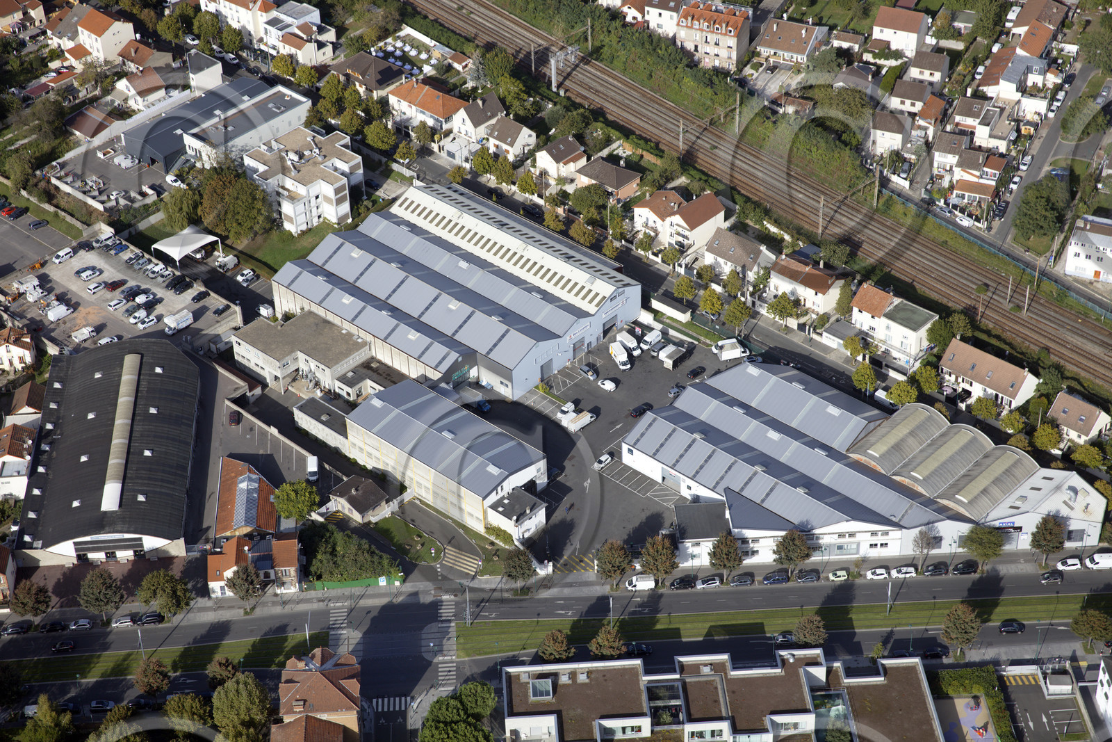 Le département de Seine-Saint-Denis (Région Ile-de-France) en vues aériennes obliques