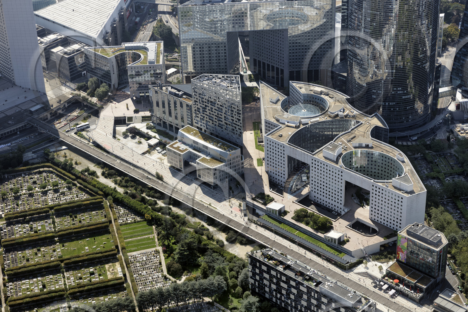 Le département des Hauts-de-Seine (Région Ile-de-France) en vues aériennes obliques