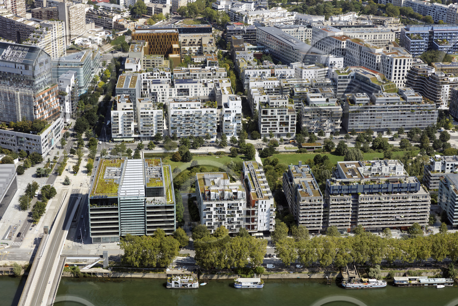 Le département des Hauts-de-Seine (Région Ile-de-France) en vues aériennes obliques